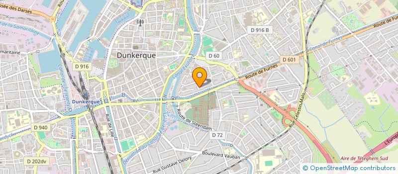 localisation de l'entreprise MACAREVA à DUNKERQUE