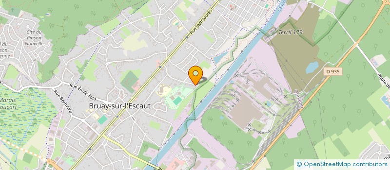 localisation de l'entreprise MACAREZ ET FILS à BRUAY-SUR-L'ESCAUT