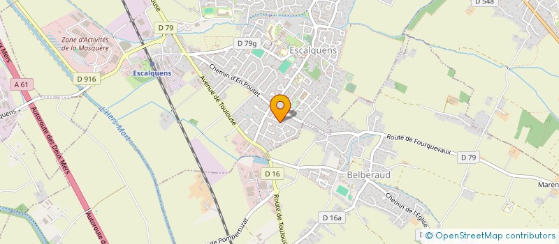 localisation de l'entreprise MACARI  ESCALQUENS