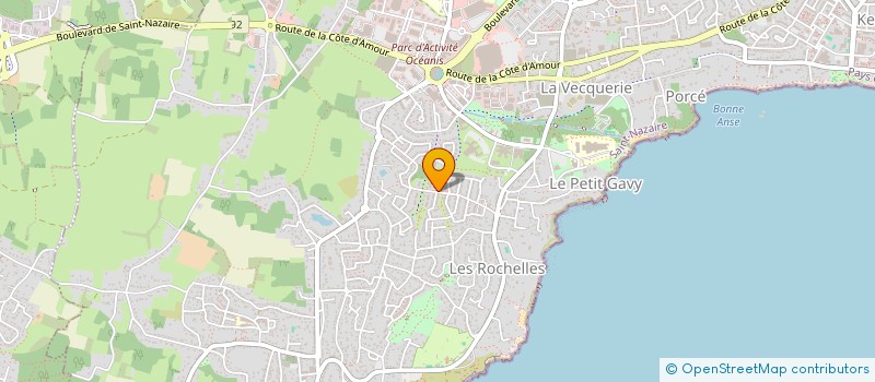 localisation de l'entreprise MACARICO  SAINT-NAZAIRE