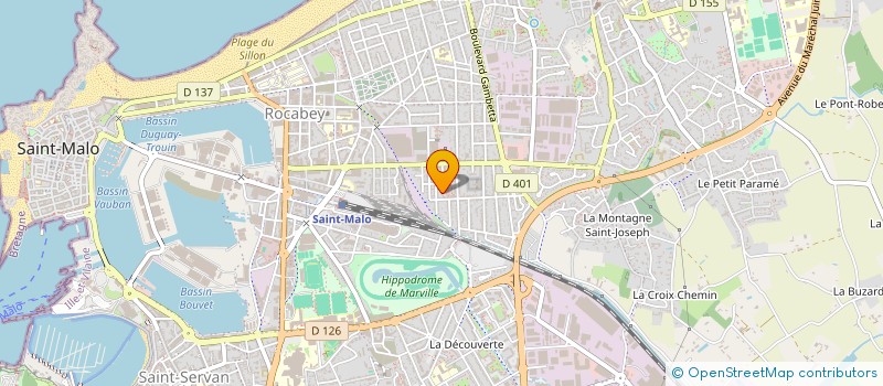 localisation de l'entreprise MACARINE  SAINT-MALO