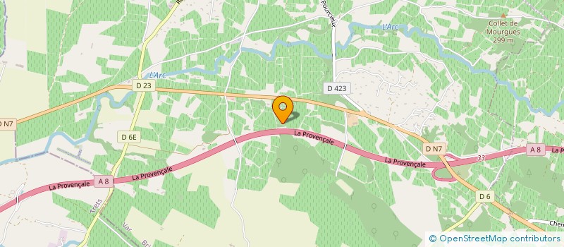 localisation de l'entreprise MACARO  POURRIERES