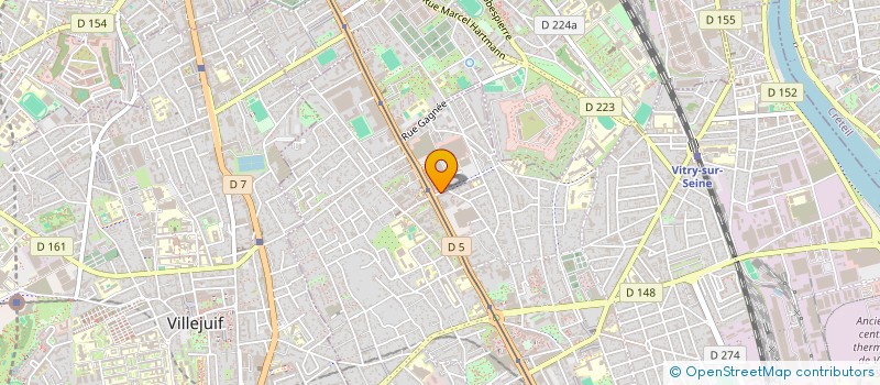 localisation de l'entreprise MACARO  VITRY-SUR-SEINE