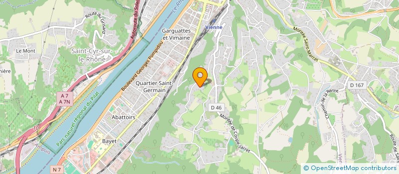 localisation de l'entreprise MACARO IMMOBILIER  VIENNE