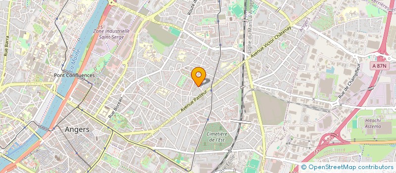 localisation de l'entreprise MACASE INVESTISSEMENTS à ANGERS
