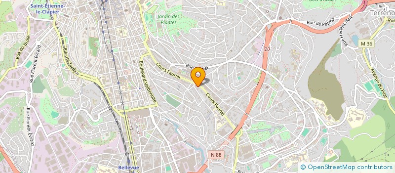 localisation de l'entreprise MACASMAD à SAINT-ETIENNE