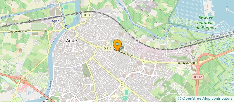 localisation de l'entreprise MACASTE  AGDE