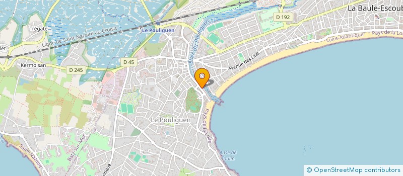 localisation de l'entreprise MACATE à LE POULIGUEN