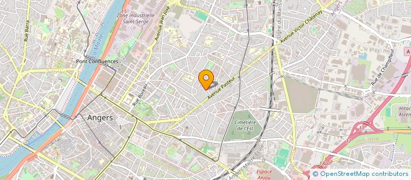localisation de l'entreprise MACATELO à ANGERS