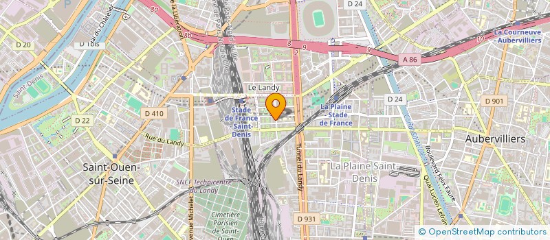 localisation de l'entreprise MACAV à SAINT-DENIS