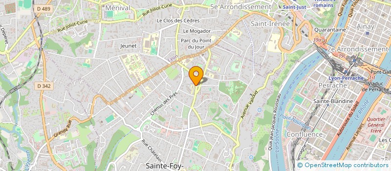 localisation de l'entreprise MACAVA  SAINTE-FOY-LES-LYON