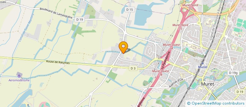 localisation de l'entreprise MACAVI DE JOHAU  MURET