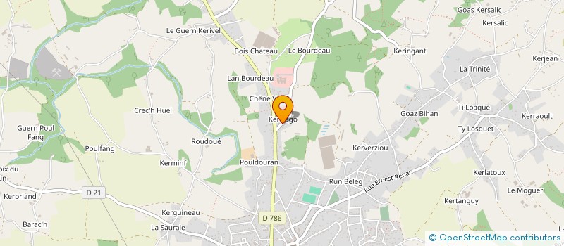 localisation de l'entreprise MACBAI  LANLOUP