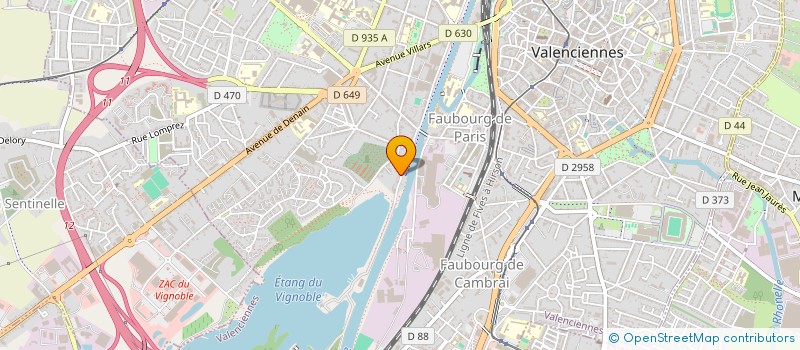 localisation de l'entreprise MACBEST à VALENCIENNES