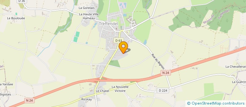 localisation de l'entreprise MACBI  TREFFENDEL