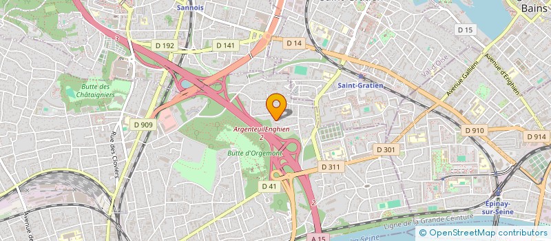 localisation de l'entreprise MACC  ARGENTEUIL