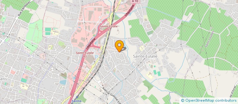 localisation de l'entreprise MACC CASSIN à SAINTE-EULALIE