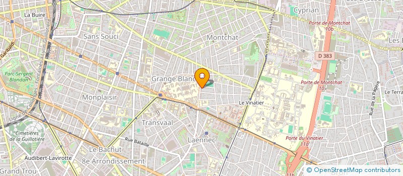 localisation de l'entreprise MACC VIALA  LYON 3EME