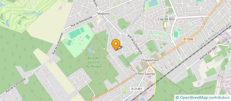 localisation de l'entreprise MACCABI BORDEAUX  PESSAC