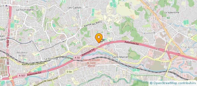 localisation de l'entreprise MACCABI SPORTS PHOCEEN à MARSEILLE 11EME