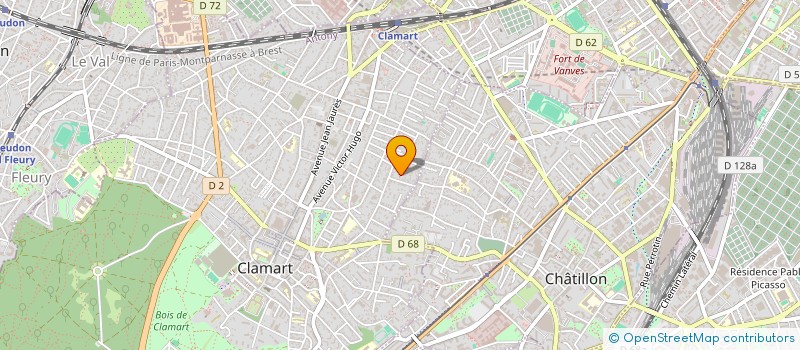 localisation de l'entreprise MACCALI à CLAMART