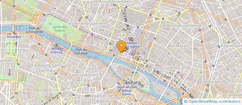 localisation de l'entreprise MACCARONI à PARIS
