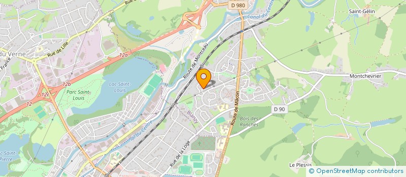 localisation de l'entreprise MACCENA  BLANZY