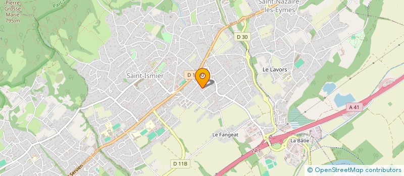 localisation de l'entreprise MACCHI HOLDING  SAINT-ISMIER