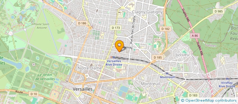 localisation de l'entreprise MACCHI HUREL DUBOIS SAS à VERSAILLES