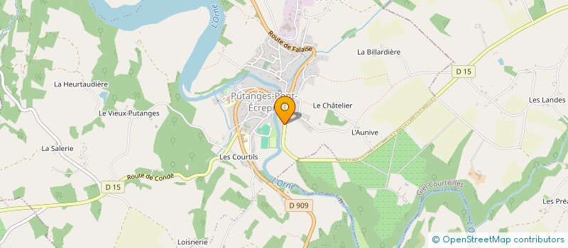 localisation de l'entreprise MACDIS à PUTANGES-LE-LAC