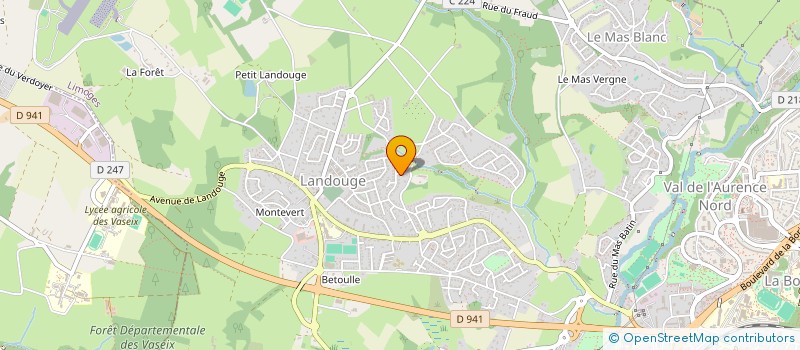 localisation de l'entreprise MACDR à LIMOGES