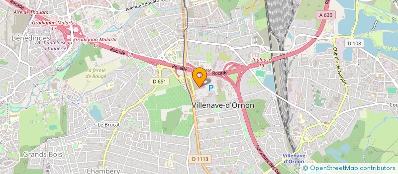 localisation de l'entreprise MACE 2 à VILLENAVE-D'ORNON