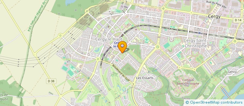 localisation de l'entreprise MACE 3  CERGY