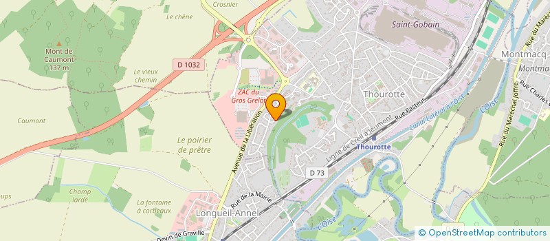 localisation de l'entreprise MACE  THOUROTTE