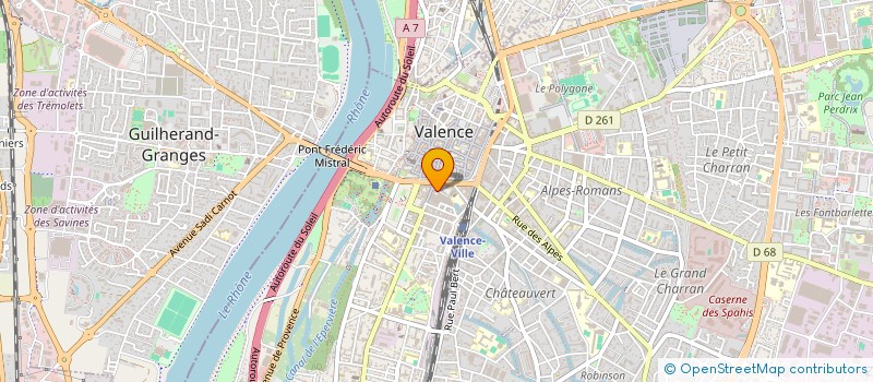 localisation de l'entreprise MACE à VALENCE