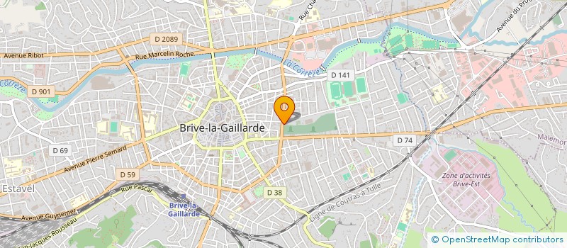 localisation de l'entreprise MACE  BRIVE-LA-GAILLARDE