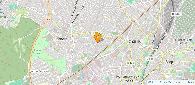 localisation de l'entreprise MACE à CLAMART