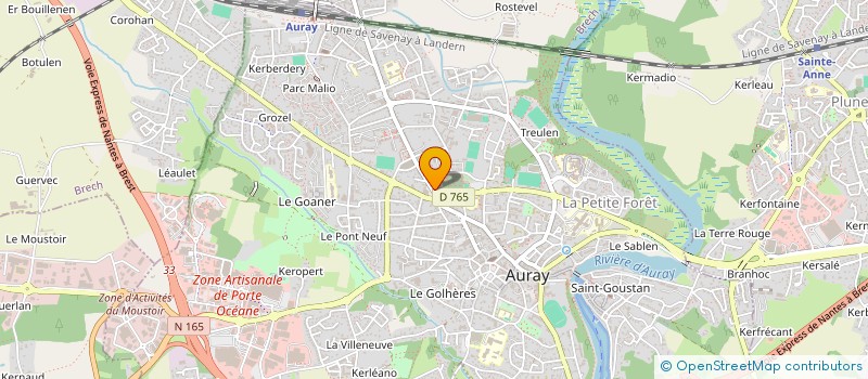 localisation de l'entreprise MACE ANTHONY à AURAY