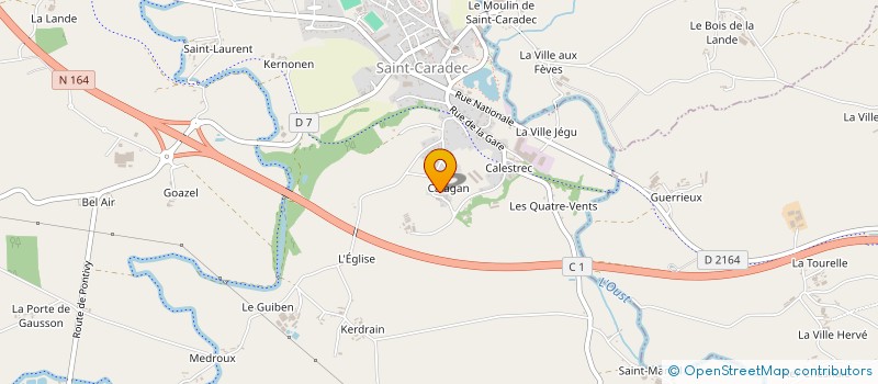 localisation de l'entreprise MACE BRUNO  SAINT-CARADEC