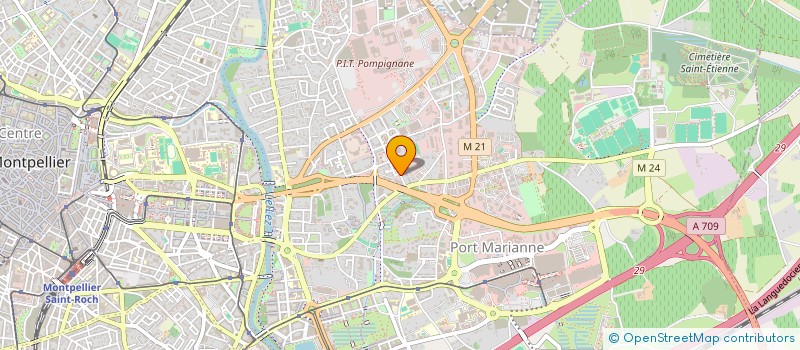 localisation de l'entreprise MACE CAMPAGNOLO GEOMETRES-EXPERTS à MONTPELLIER