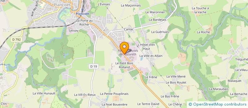 localisation de l'entreprise MACE FABIEN à PLANCOET