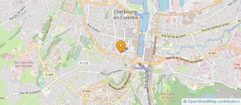 localisation de l'entreprise MACE MEDIA à CHERBOURG-EN-COTENTIN