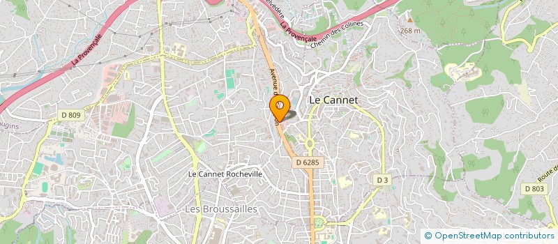 localisation de l'entreprise MACE PROPERTIES à LE CANNET