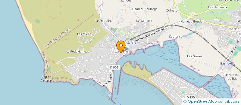 localisation de l'entreprise MACE SPORTS à BARNEVILLE-CARTERET
