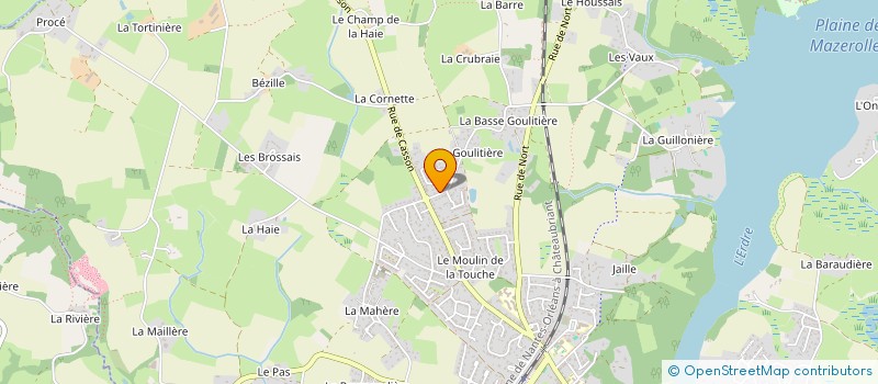 localisation de l'entreprise MACEA  SUCE-SUR-ERDRE