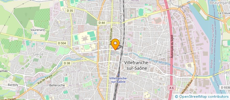 localisation de l'entreprise MACEANE à VILLEFRANCHE-SUR-SAONE