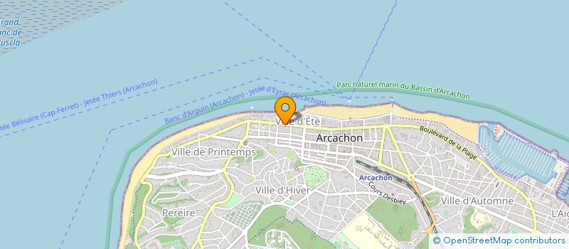 localisation de l'entreprise MACEF à ARCACHON