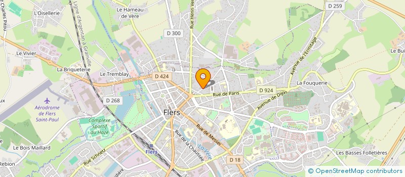 localisation de l'entreprise MACEGA à FLERS