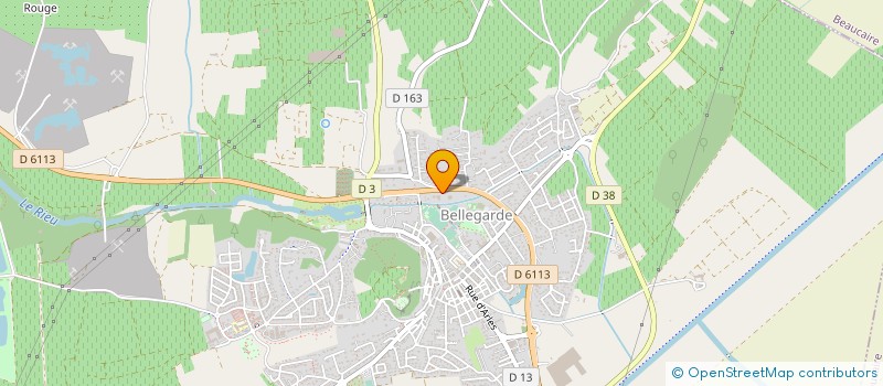 localisation de l'entreprise MACEGLIA à BELLEGARDE