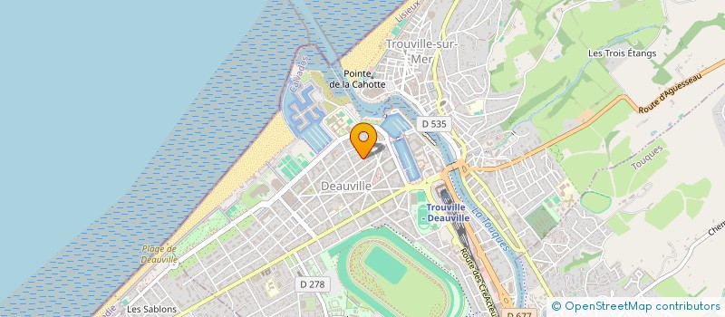 localisation de l'entreprise MACEL à DEAUVILLE